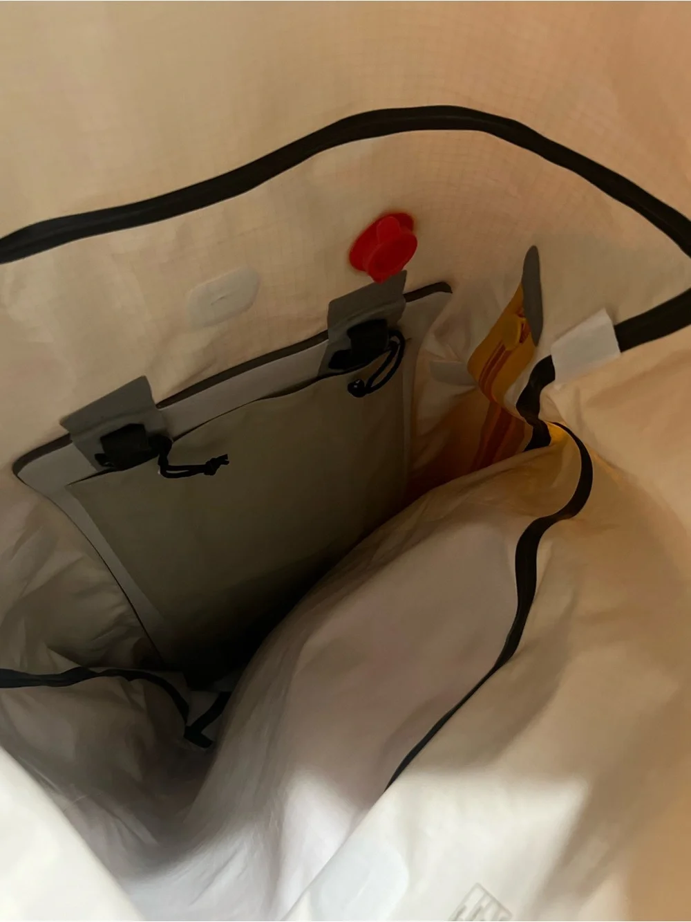 Arc'teryx Orange and Yellow Technical Expedition Backpack